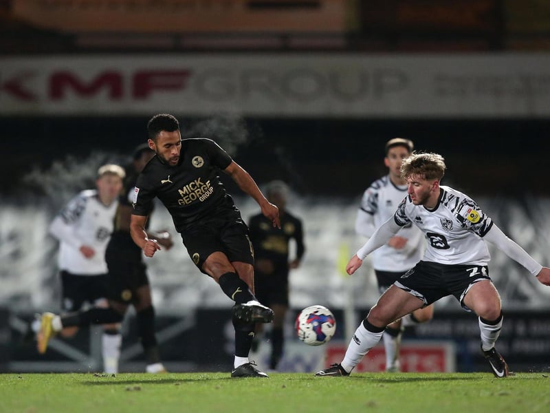 The experienced right-back looked more like his old self at Vale Park. He has a terrific understanding with right winger Joe Ward. Thompson's communication skills are vital according to the manager.