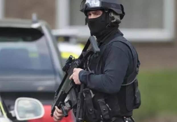 Armed police were called to Paston following the reports