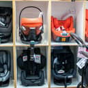 Prams, car seats, high chairs, cots and cribs, safety monitors are among 4,000 products to buy in-store and take away