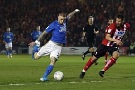 Marcus Maddison in action for Peterborough United in 2020.