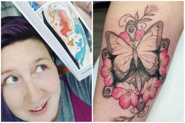 Hayley works primarily with female clients, some of which ask for tattoos to cover up life changing scars cover ups or for meaningful, memorial tattoos.