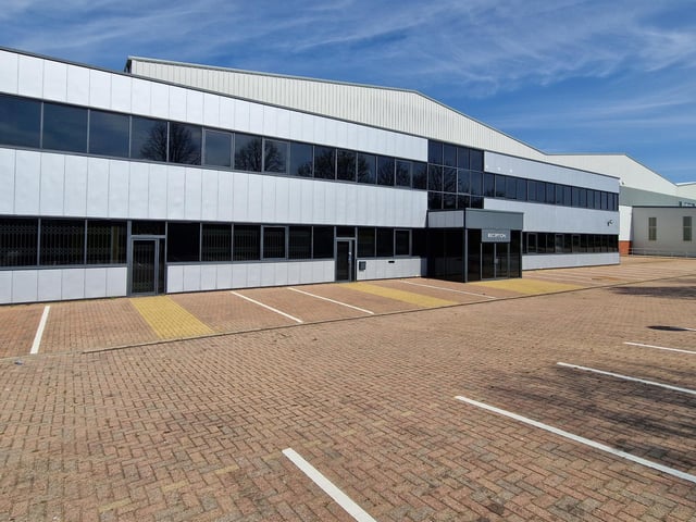 The new warehouse and office space at Orton Southgate, Peterborough