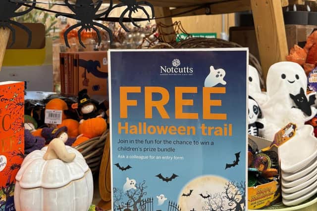 The children’s garden trail is free to enjoy at Notcutts Garden Centre.