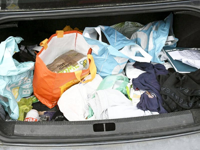 Cash found in Michael Watson's VW Passat.
