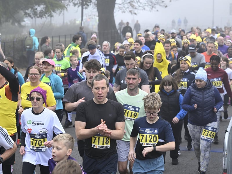 The start of the race