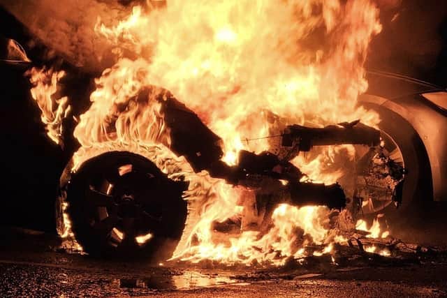 Cars were targeted across the Ortons.