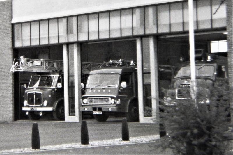 Stanground Fire Station around 1978.
