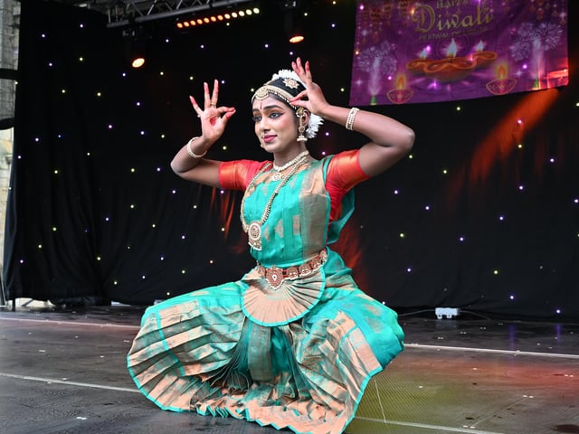 Diwali celebrations at Cathedral Square.