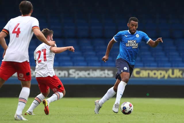 Nathan Thompson is available for Posh again on Saturday. Joe Dent/theposh.com