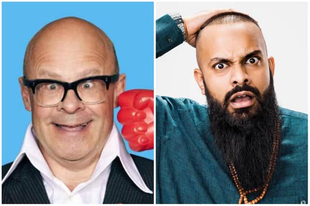 Harry Hill and Guz Khan are both in Peterborough this week