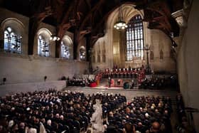 The new King's address to Westminster Hall.