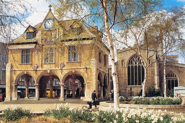 Many PT readers liked the idea of having more plants, flowers and trees in the square, as it it was in the 1970s and '80s (image: Peterborough Images Archive)
