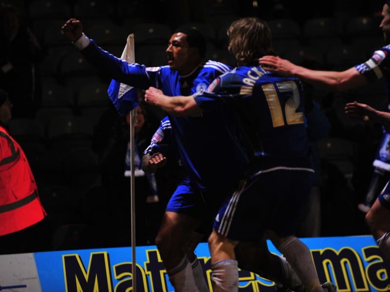 Attacking brilliance from a League One Posh side rejuvenated by the return of Darren Ferguson as manager in 2011. Craig Mackail-Smith (2), George Boyd (2) and Nat Mendez-Laing (pictured) scored the Posh goals. They went to Hillsborough a month later for the return game and played even better in a 4-1 win before winning promotion to the Championship through the play-offs.