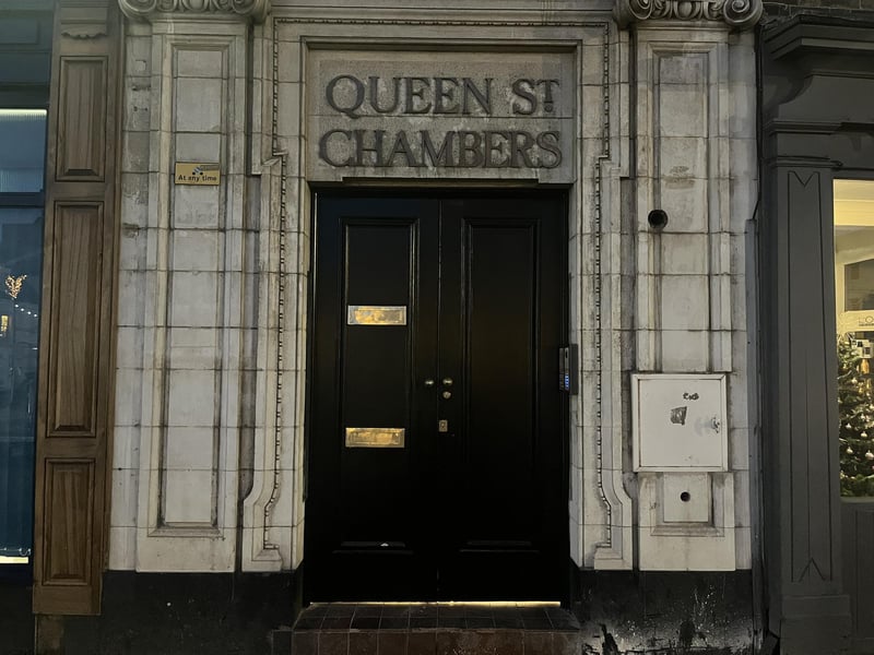The entrance to the property