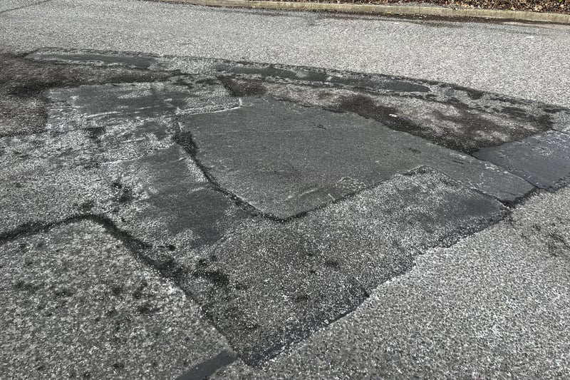 Potholes at the Bretton Centre.