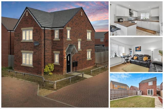 The house offers more than 945 sq ft of accommodation on two levels