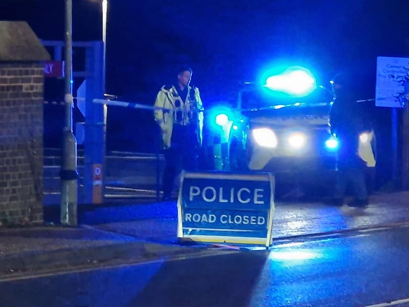 All entrances to the station have been blocked.