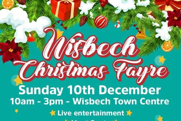 Poster for Wisbech Christmas Fayre