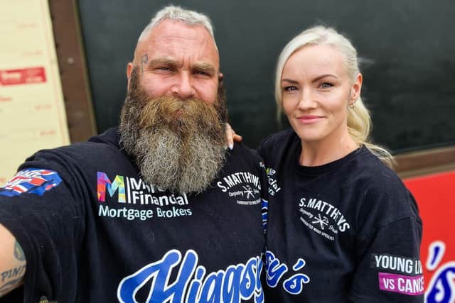 Adam and Amber. Photo: Higgsy's.