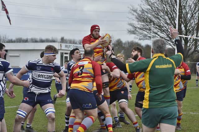Sam Crooks scored a try for Borough at Lutterworth.
