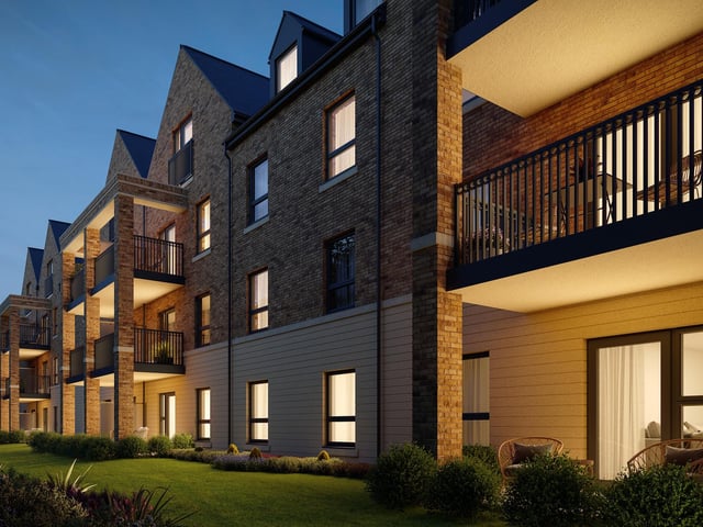 A computer-generated image of how the exterior is expected to look