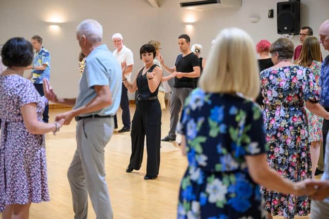 Flavia Cacace dropped in for a workshop at Tu Danse Studios earlier this year. Photos: Andy Gutteridge