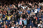 Posh fans at Leicester City on Saturday. Photo David Lowndes.