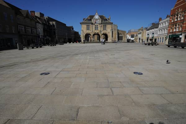 The Cathedral Square Fountains have remained switched off this year