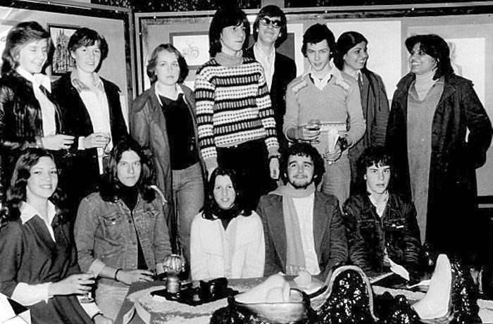 Art students at Peterborough Technical College in 1977