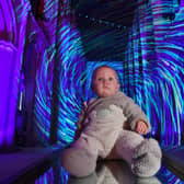 Luxmuralis 2023 at Peterborough Cathedral.  Alistair Scriven (9 months)