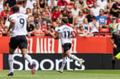 Sammie Szmodics celebrating a goal. (Photo by Leila Coker/Getty Images)