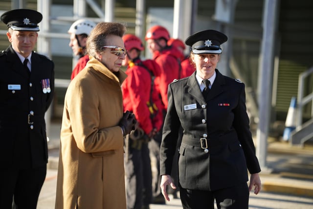 The Princess Royal at the opening of the centre