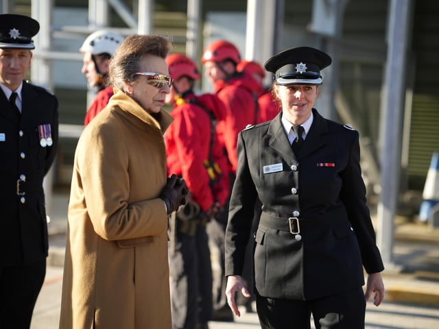 The Princess Royal at the opening of the centre