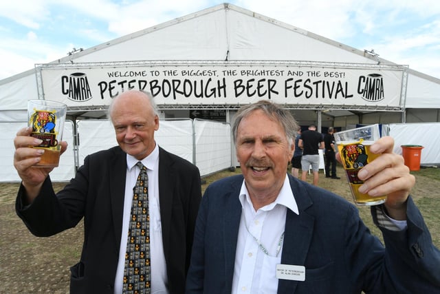 Deputy Mayor of Peterborough, Nick Sandford, and Mayor of Peterborough, Alan Dowson, at the event.