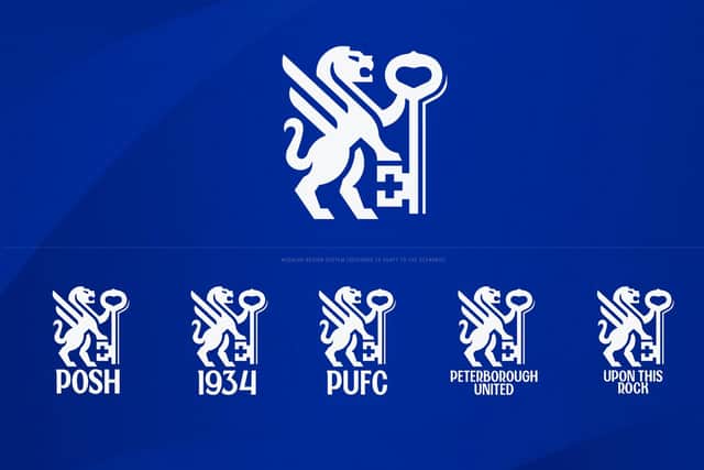 The new Posh crest. Supplied by PUFC.