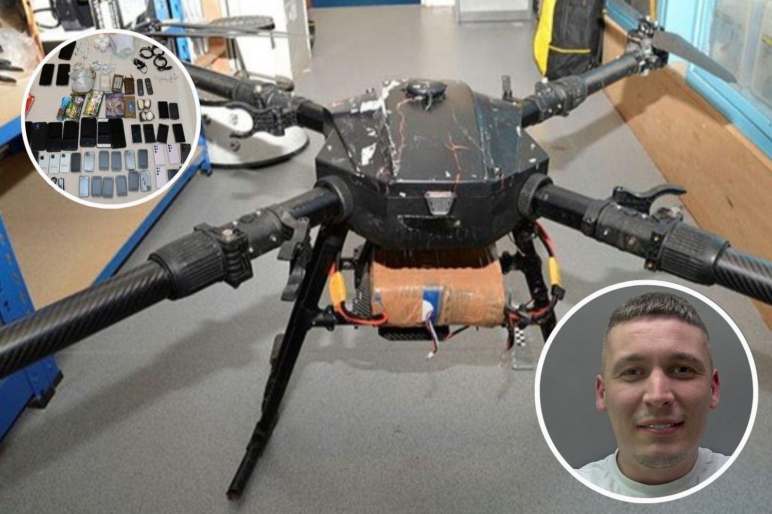 Jail for man who plotted to smuggle drugs and phones worth £200k into ...
