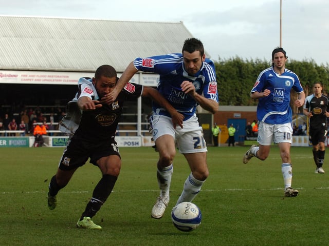 July 1, 2008...A crowd-pleasing left-back who had started a third spell at Posh as a loanee from Wycombe Wanderers the previous season before signing permanently. Delivered some classy moments in a promotion team before moving to Bristol City in 2010...Rating 8/10.