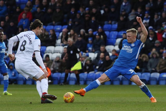 Current club: Bolton. The midfielder shrugged off a court conviction to become An EFL Trophy winner this season and even scored the opener at Wembley after just four minutes. Improved a lot since his short loan at Posh. POSH SUCCESS? NO