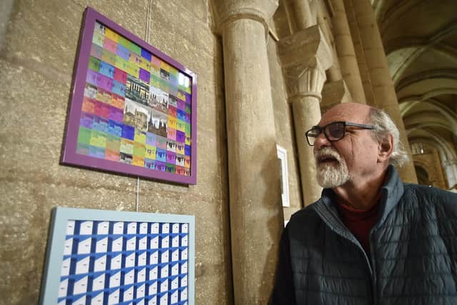 Toby Wood at Peterborough Cathedral .... one of his "happy places".