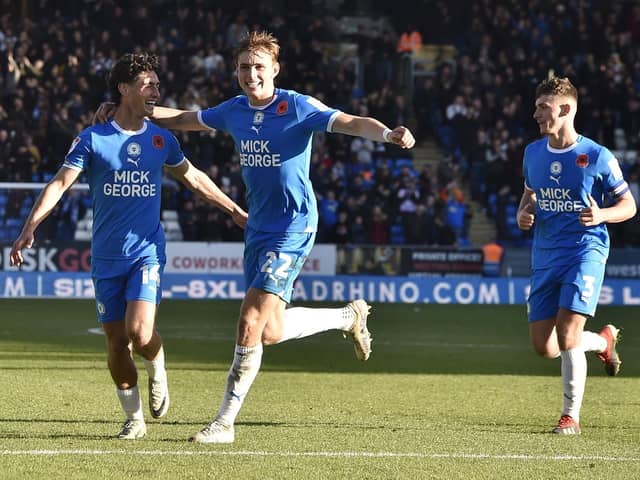 Peterborough United thrashed rivals Cambridge United 5-0 on Saturday.