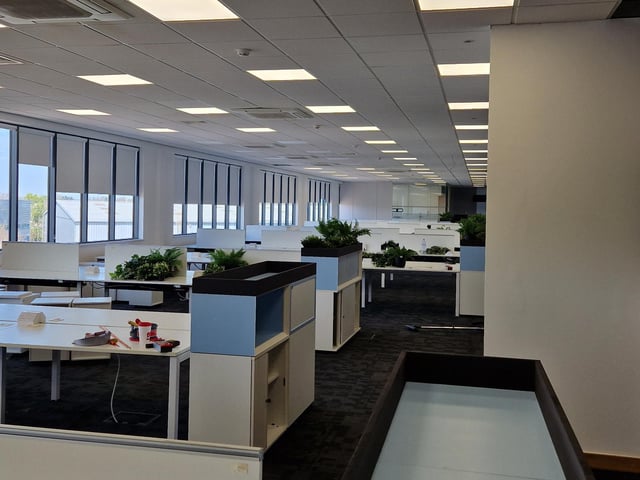 The new still-to-be fitted out offices in Orton Southgate, Peterborough.
