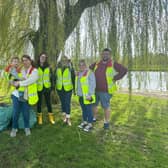 Local Peterborough McDonald’s restaurant teams have taken part in a local litter event