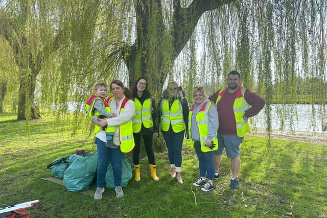 Local Peterborough McDonald’s restaurant teams have taken part in a local litter event