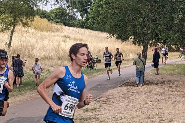 Andrew Jakeman won the fourth race of the Peterborough 5k Grand Prix series.