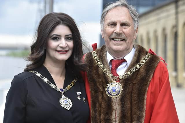 Mayor of Peterborough Dr Alan Dowson and Mayoress Dr Shabina Qayyum. Events have been plenty and meaningful this year with invitations to community organisation events, charity events and leading the city in the civic events that have been well attended.