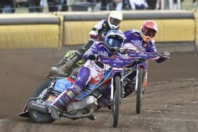 There will be no speedway action at the East of England Arena on Monday. Photo: David Lowndes.