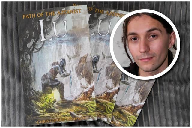 'Path Of The Azdinist: LU' is the debut novel by Peterborough author and former King's School pupil, Christopher Sampson.