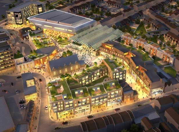 Artist's impression of the proposed North Westgate development in Peterborough, which has been delayed because of highways concerns.