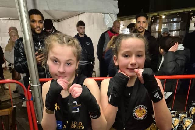Lilly-Mai Manning (left) and Ava Clarke.