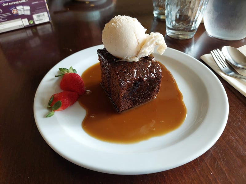 Brad Barnes lunches at The Pack Horse in Northborough